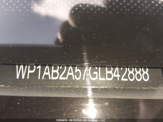 WP1AB2A57GLB42888 2016 PORSCHE