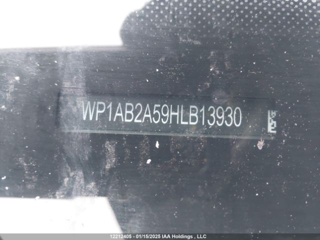 WP1AB2A59HLB13930 2017 PORSCHE