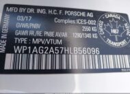 WP1AG2A57HLB56096 2017 PORSCHE