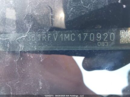 2T3B1RFV1MC170920 2021 TOYOTA