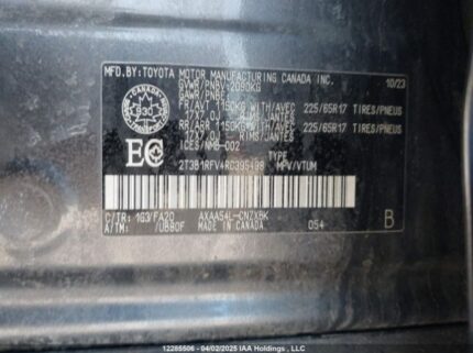 2T3B1RFV4RC395498 2024 TOYOTA