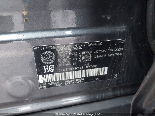 2T3B1RFV8RC442208 2024 TOYOTA