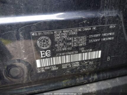 2T3R1RFV5RW487264 2024 TOYOTA