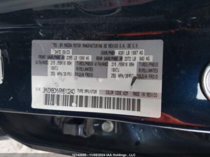 3MVDMBCMXRM610240 2024 MAZDA