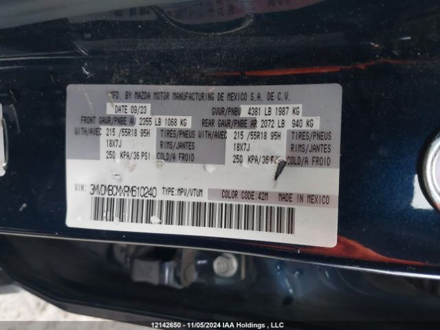 3MVDMBCMXRM610240 2024 MAZDA