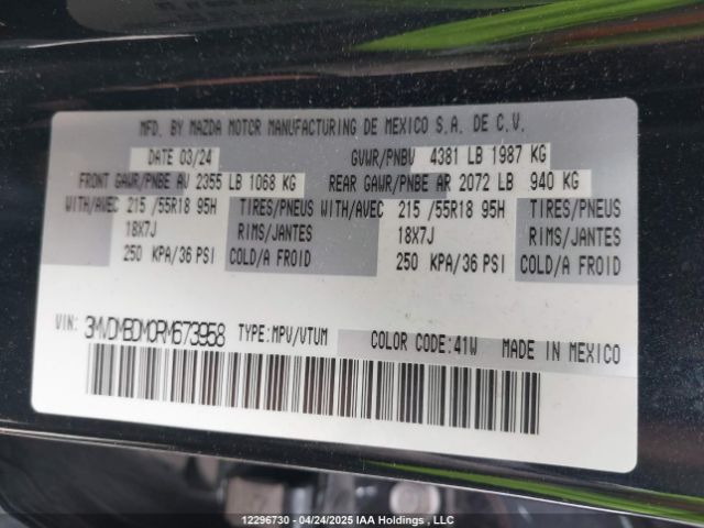 3MVDMBDM0RM673958 2024 MAZDA