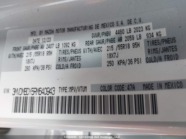 3MVDMBDY5RM640943 2024 MAZDA