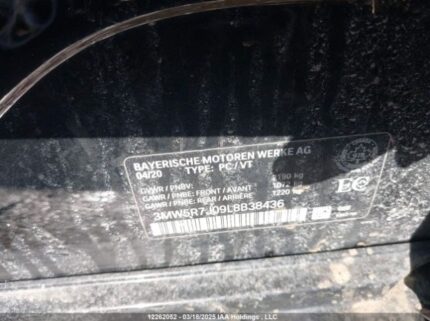 3MW5R7J09L8B38436 2020 BMW