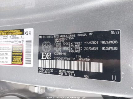 5TDACAB52RS006337 2024 TOYOTA