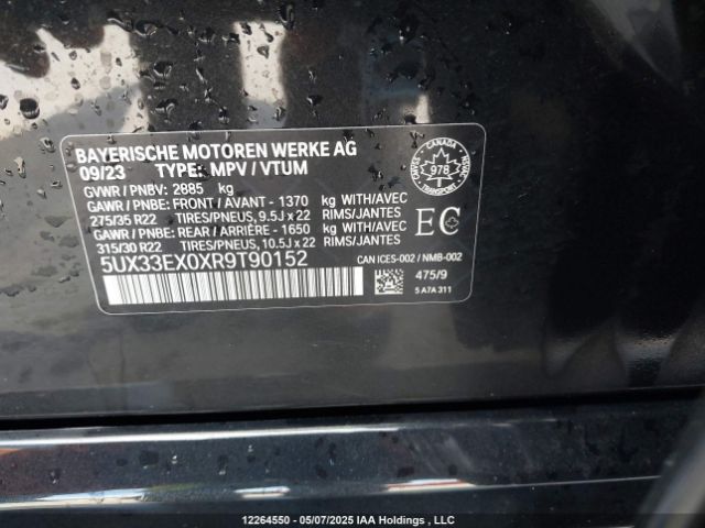 5UX33EX0XR9T90152 2024 BMW