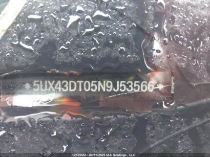 5UX43DT05N9J53566 2022 BMW