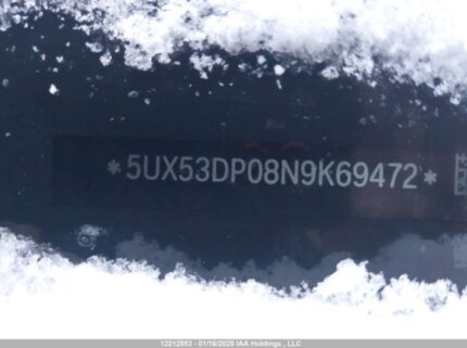 5UX53DP08N9K69472 2022 BMW