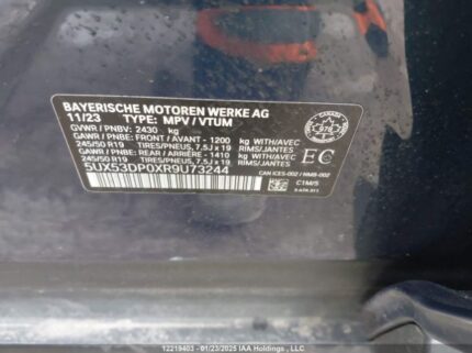 5UX53DP0XR9U73244 2024 BMW