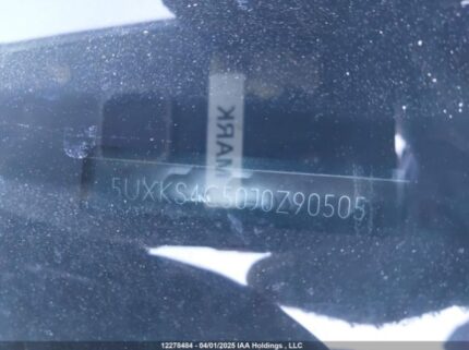 5UXKS4C50J0Z90505 2018 BMW