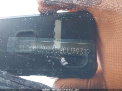 5UXKU2C35H0U29319 2017 BMW