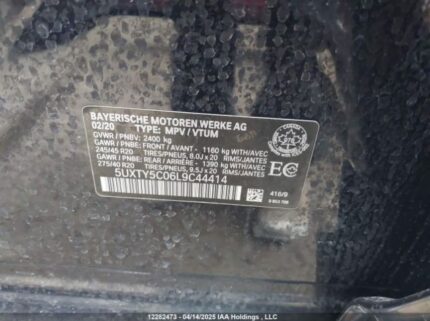 5UXTY5C06L9C44414 2020 BMW