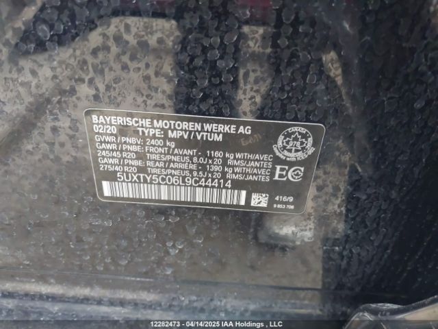 5UXTY5C06L9C44414 2020 BMW