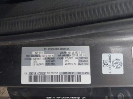 JM3KFABLXK0566097 2019 MAZDA
