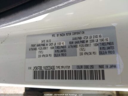 JM3KFBBL1N0633499 2022 MAZDA