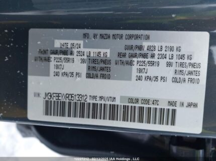 JM3KFBEYXR0513312 2024 MAZDA