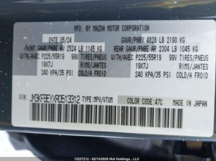 JM3KFBEYXR0513312 2024 MAZDA