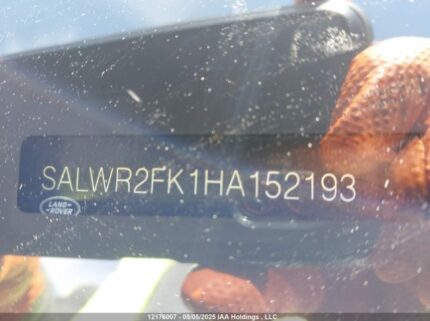 SALWR2FK1HA152193 2017 LAND ROVER