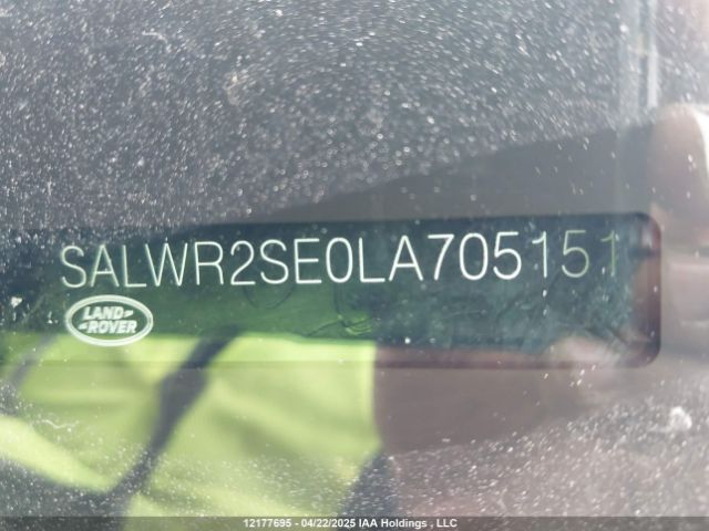 SALWR2SE0LA705151 2020 LAND ROVER