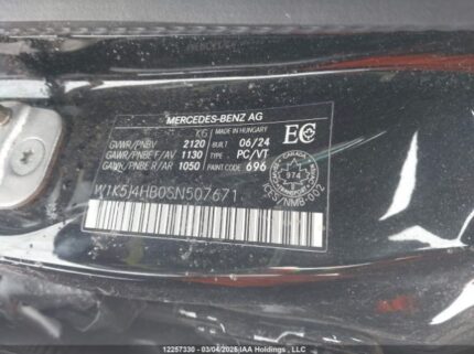 W1K5J4HB0SN507671 2025 MERCEDES-BENZ
