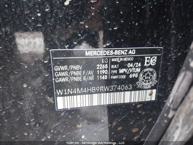 W1N4M4HB9RW374063 2024 MERCEDES-BENZ