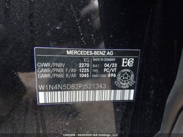 W1N4N5DB2PJ521343 2023 MERCEDES-BENZ