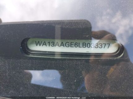 WA13AAGE6LB033377 2020 AUDI