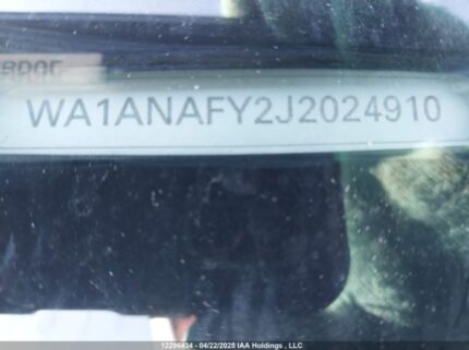 WA1ANAFY2J2024910 2018 AUDI