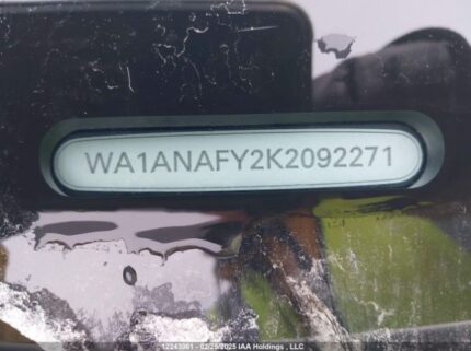 WA1ANAFY2K2092271 2019 AUDI