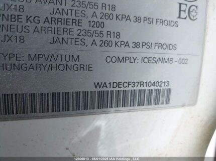 WA1DECF37R1040213 2024 AUDI