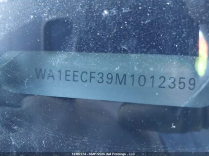WA1EECF39M1012359 2021 AUDI