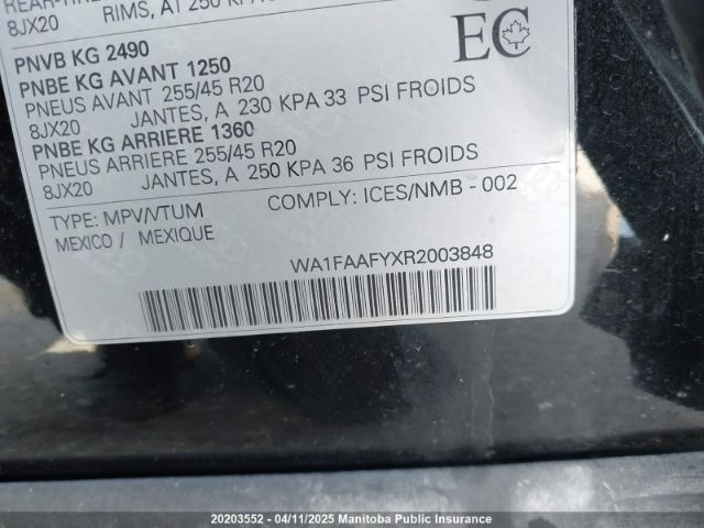 WA1FAAFYXR2003848 2024 AUDI