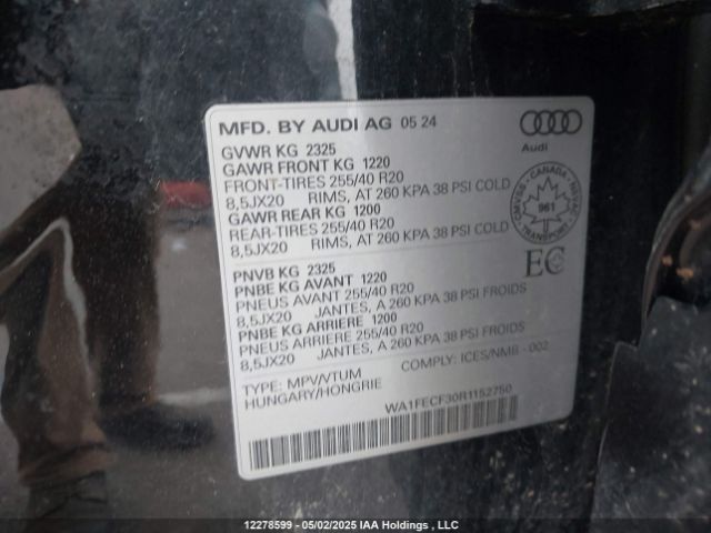 WA1FECF30R1152750 2024 AUDI