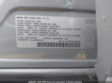 WA1GUAFZ0RP036686 2024 AUDI