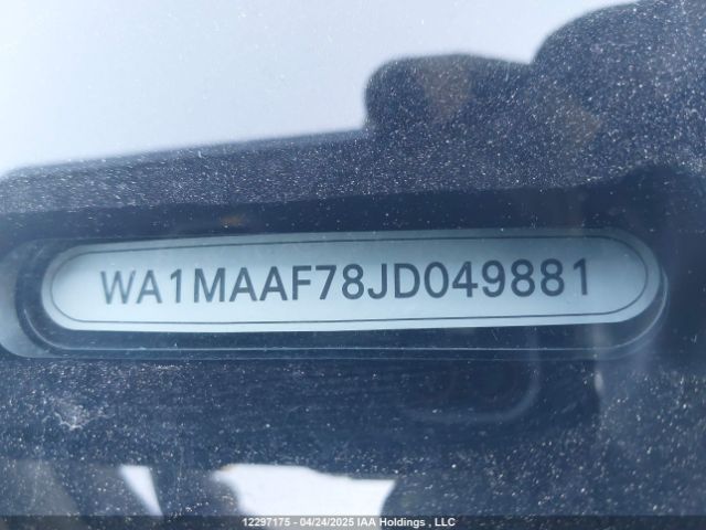 WA1MAAF78JD049881 2018 AUDI