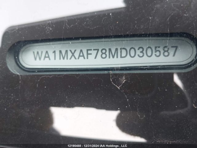 WA1MXAF78MD030587 2021 AUDI