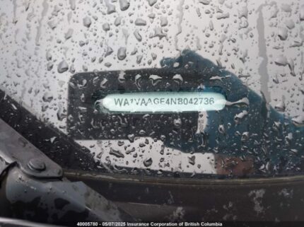 WA1VAAGE4NB042736 2022 AUDI