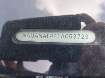 WAUANAF44LA053723 2020 AUDI