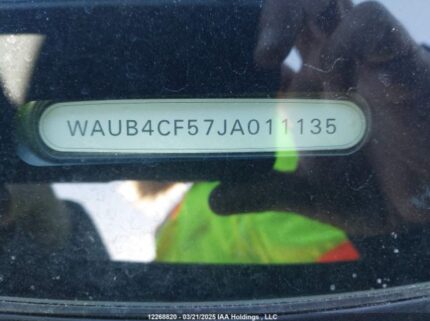 WAUB4CF57JA011135 2018 AUDI