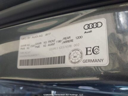 WAUC4CF50JA042571 2018 AUDI