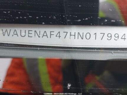 WAUENAF47HN017994 2017 AUDI