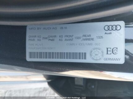 WAUF2AFC2GN192611 2016 AUDI