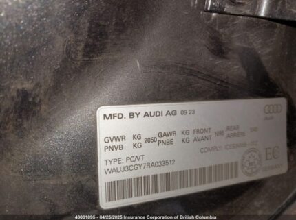WAUJ3CGY7RA033512 2024 AUDI