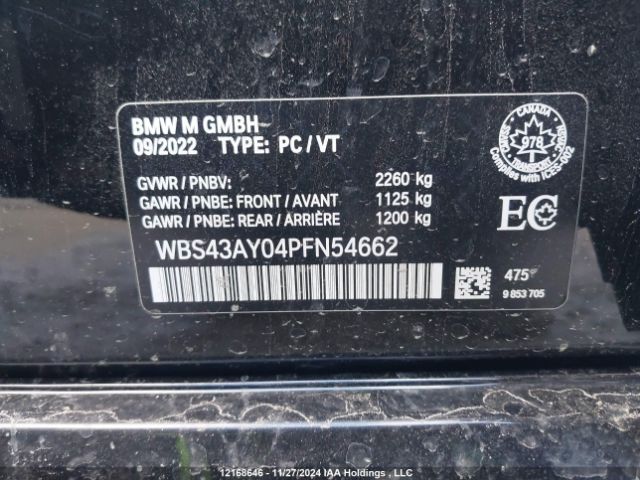 WBS43AY04PFN54662 2023 BMW