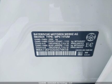 WBX73EF03S5074418 2025 BMW