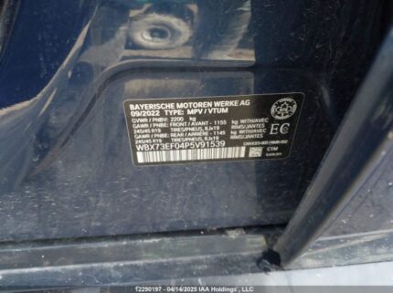 WBX73EF04P5V91539 2023 BMW